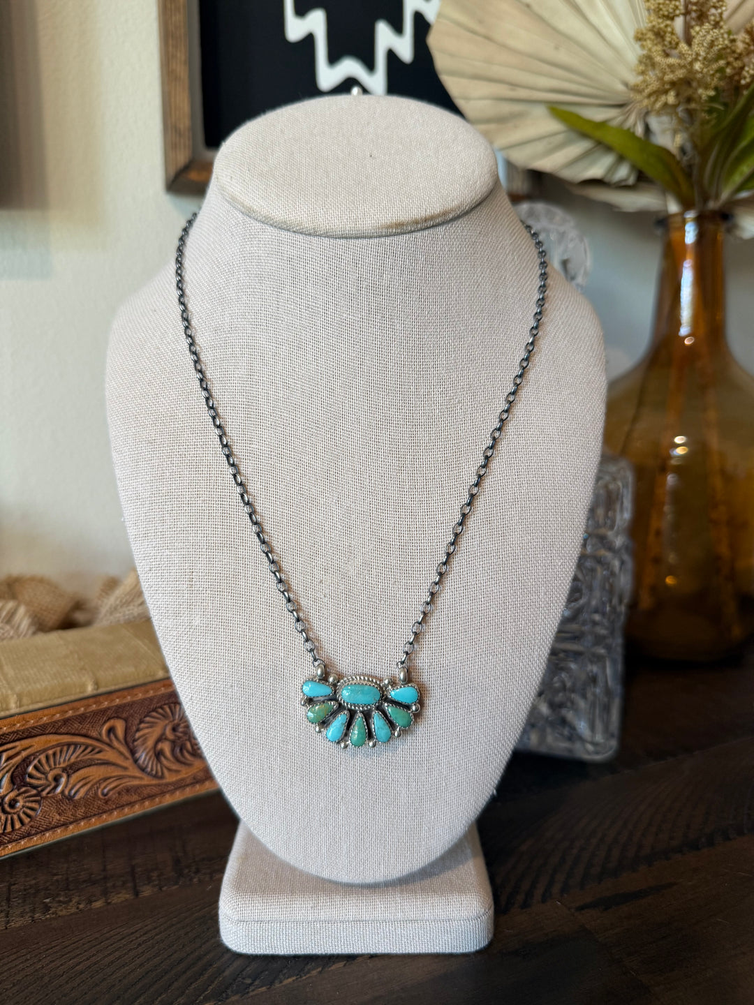 1/2 Moon Cluster Necklace