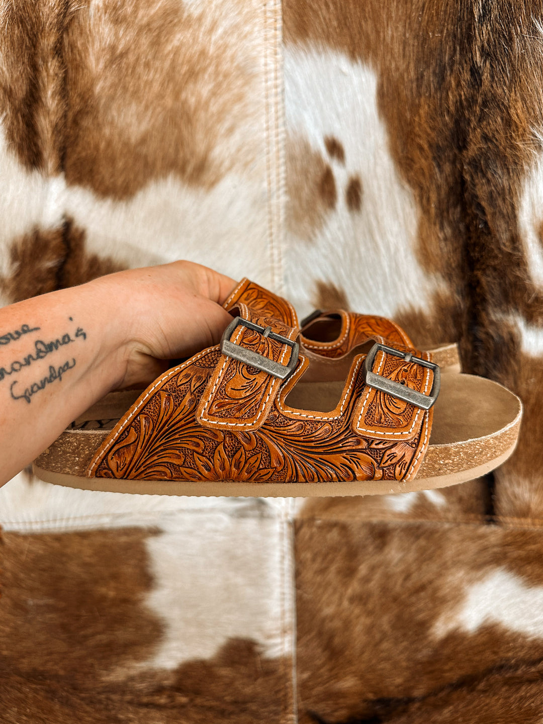 Megan Tooled Sandals