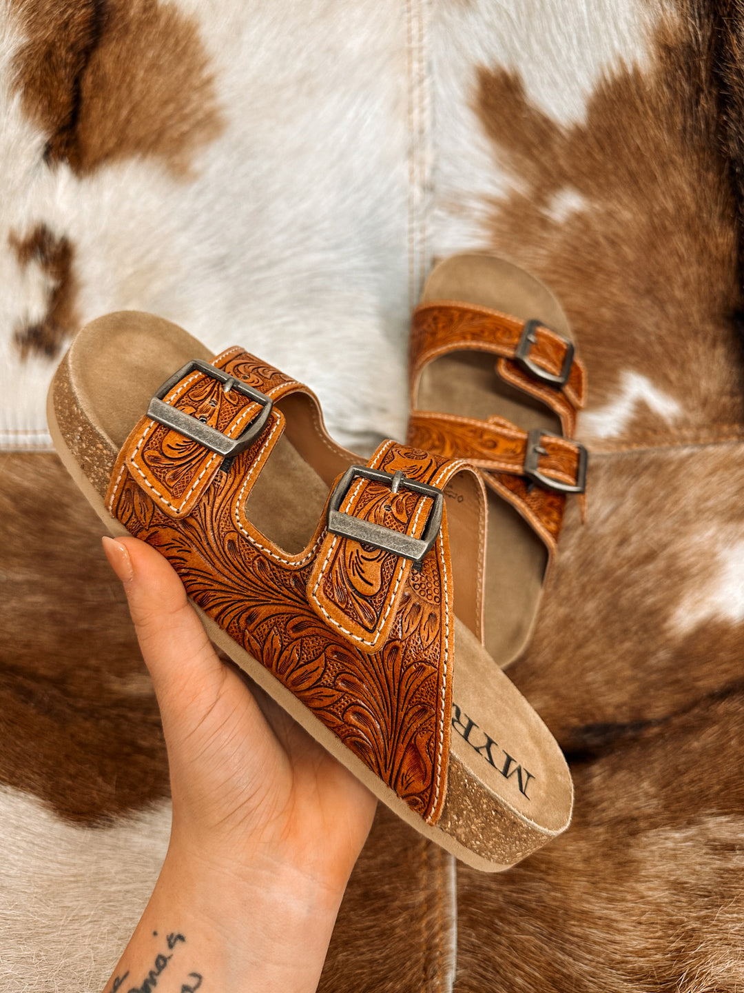 Megan Tooled Sandals