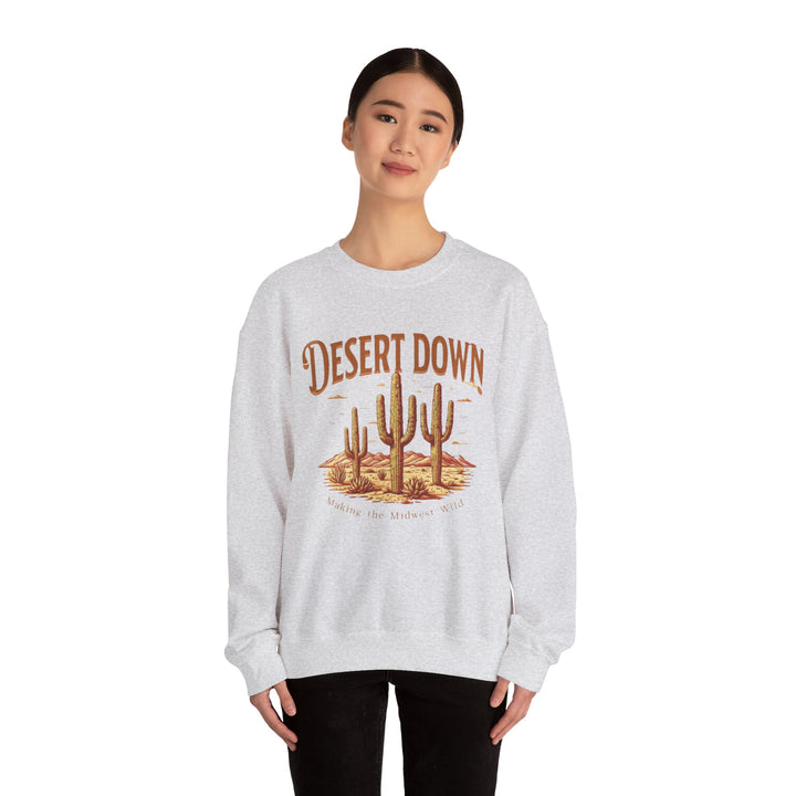 Desert Down Scene Crewneck Sweatshirt