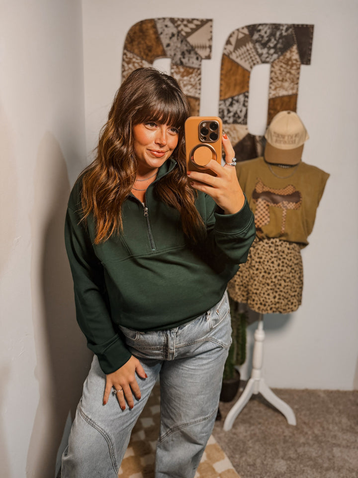 Scuba Pullover: Hunter Green