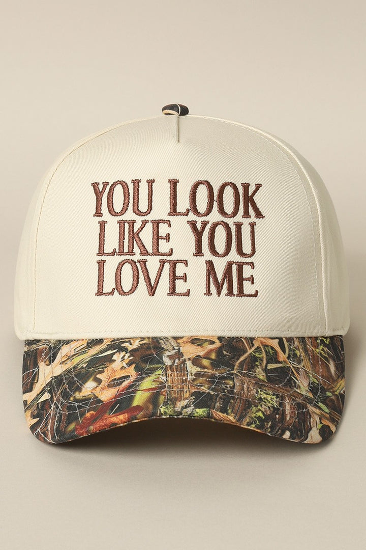 Love Me in Camo Hat