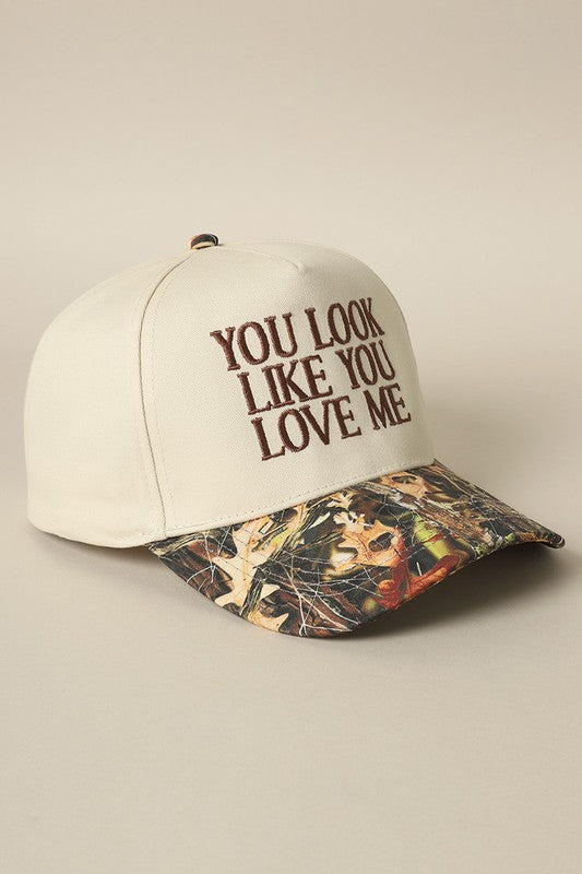 Love Me in Camo Hat