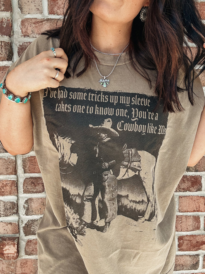 Cowboy Like Me Oversized Tee