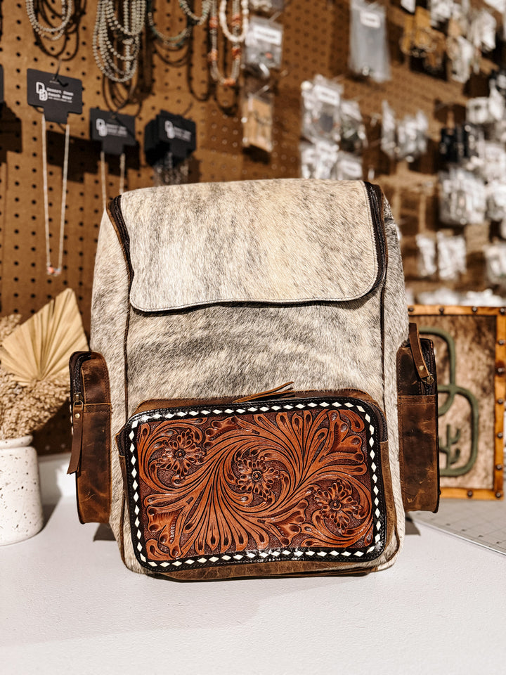 Evangeline Cowhide Backpack #26