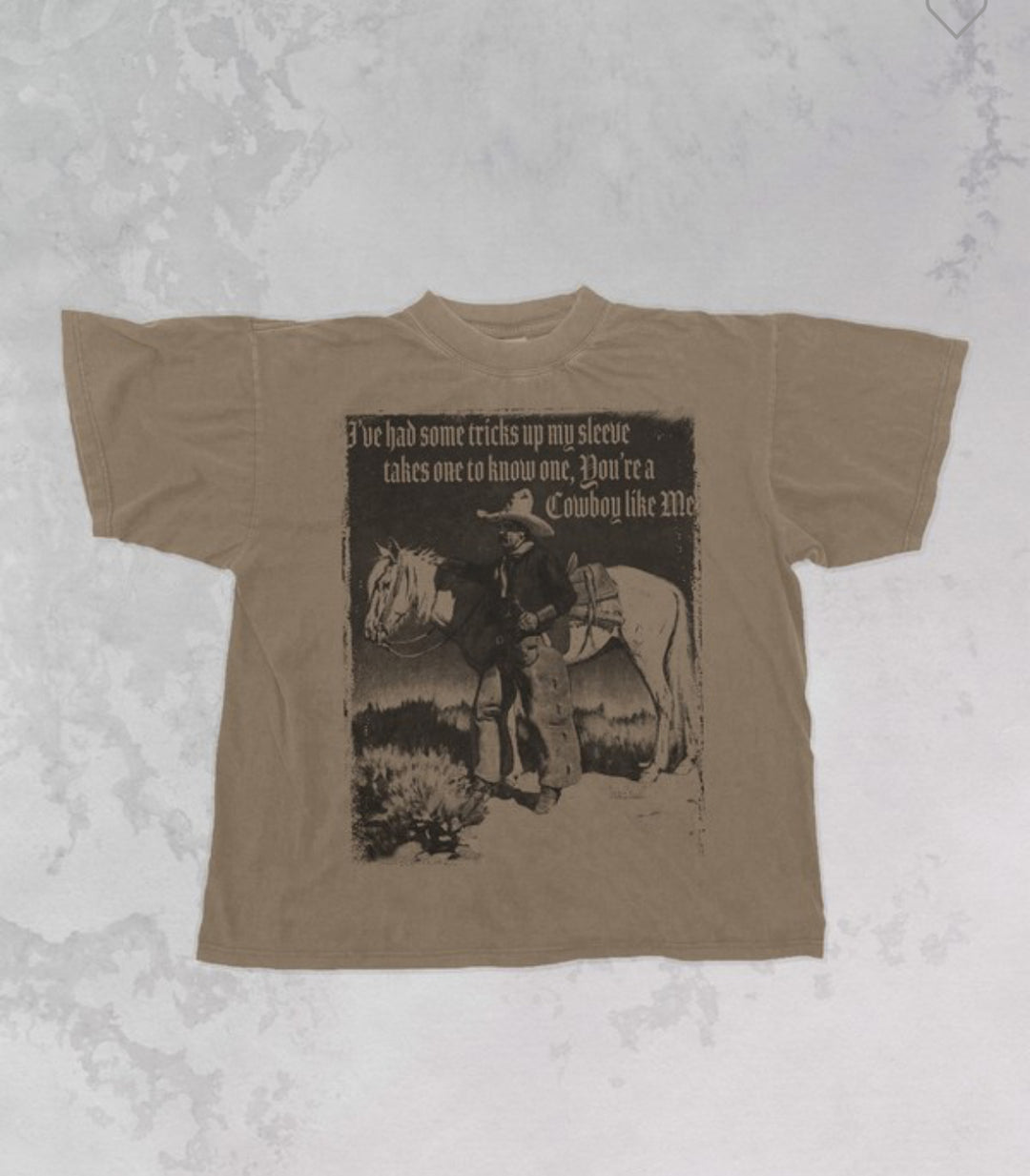 Cowboy Like Me Oversized Tee