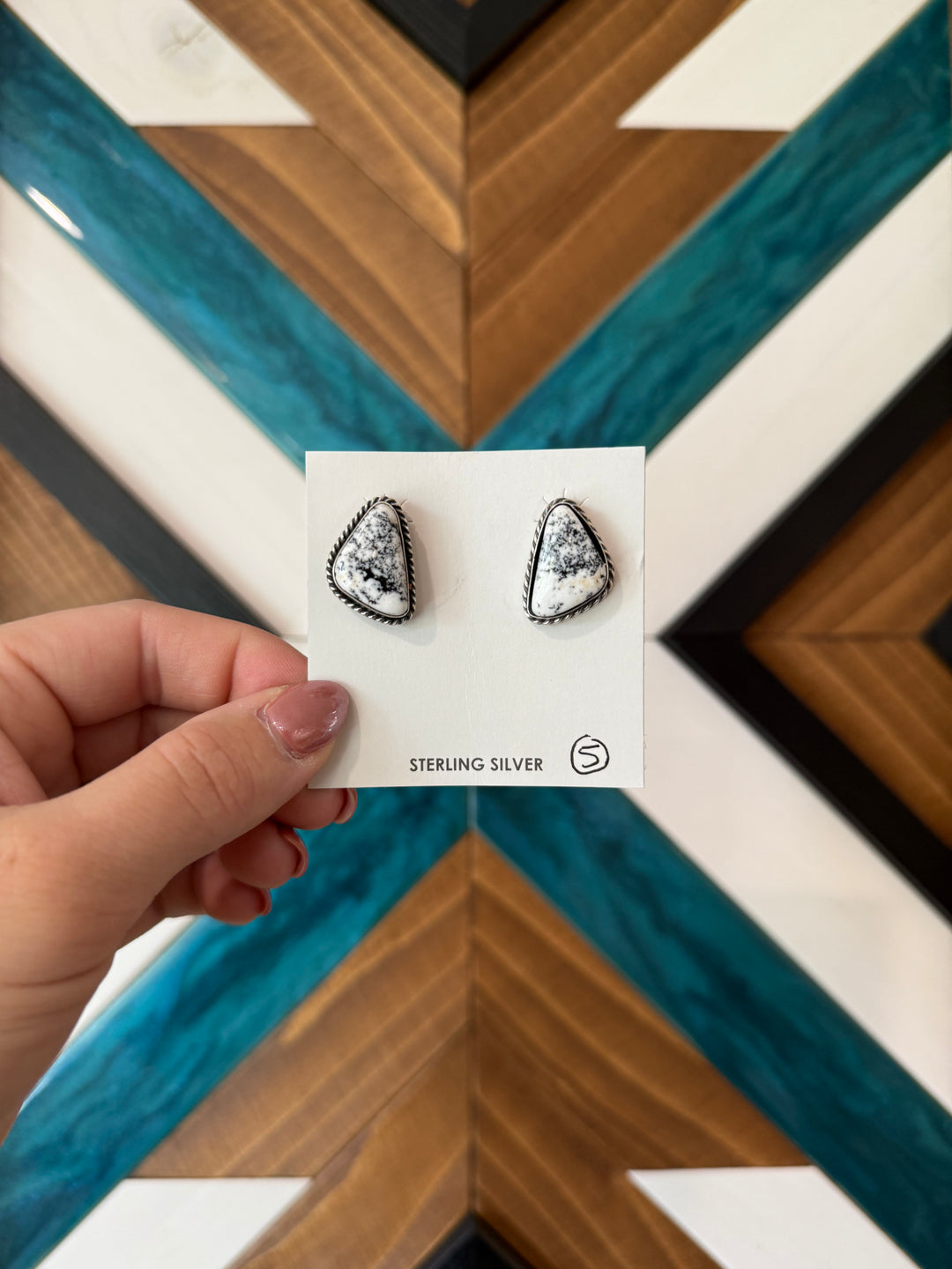 White Buffalo Earrings #5