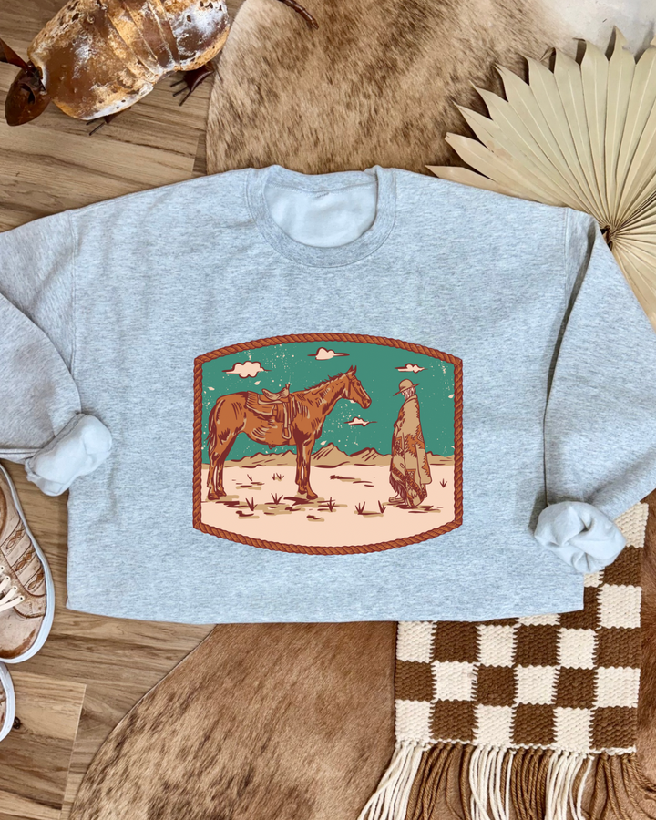 Me and My Horse Crewneck