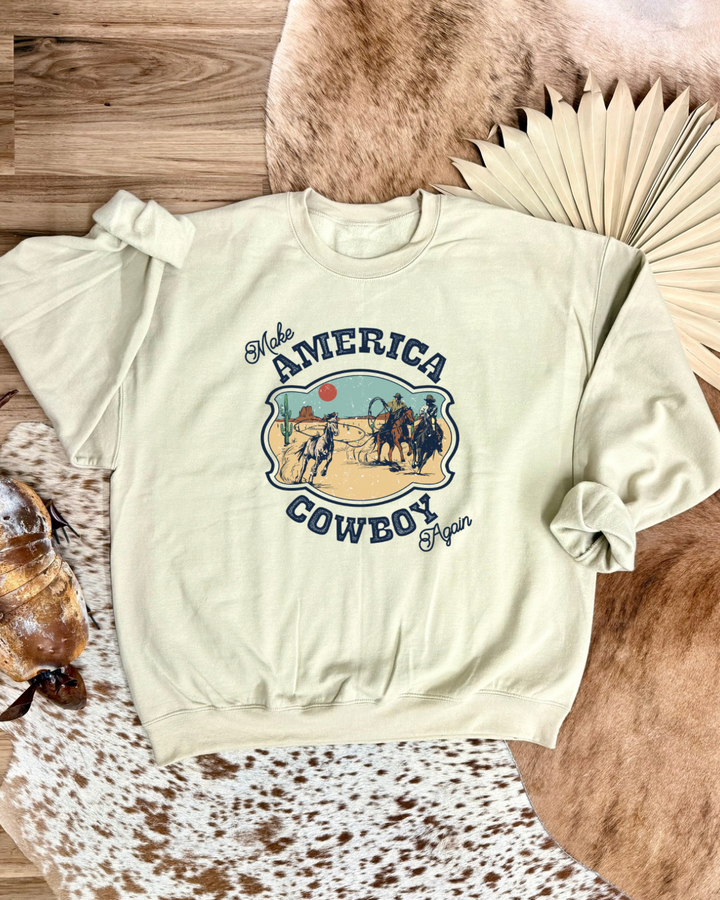 Make America Cowboy Again Crewneck