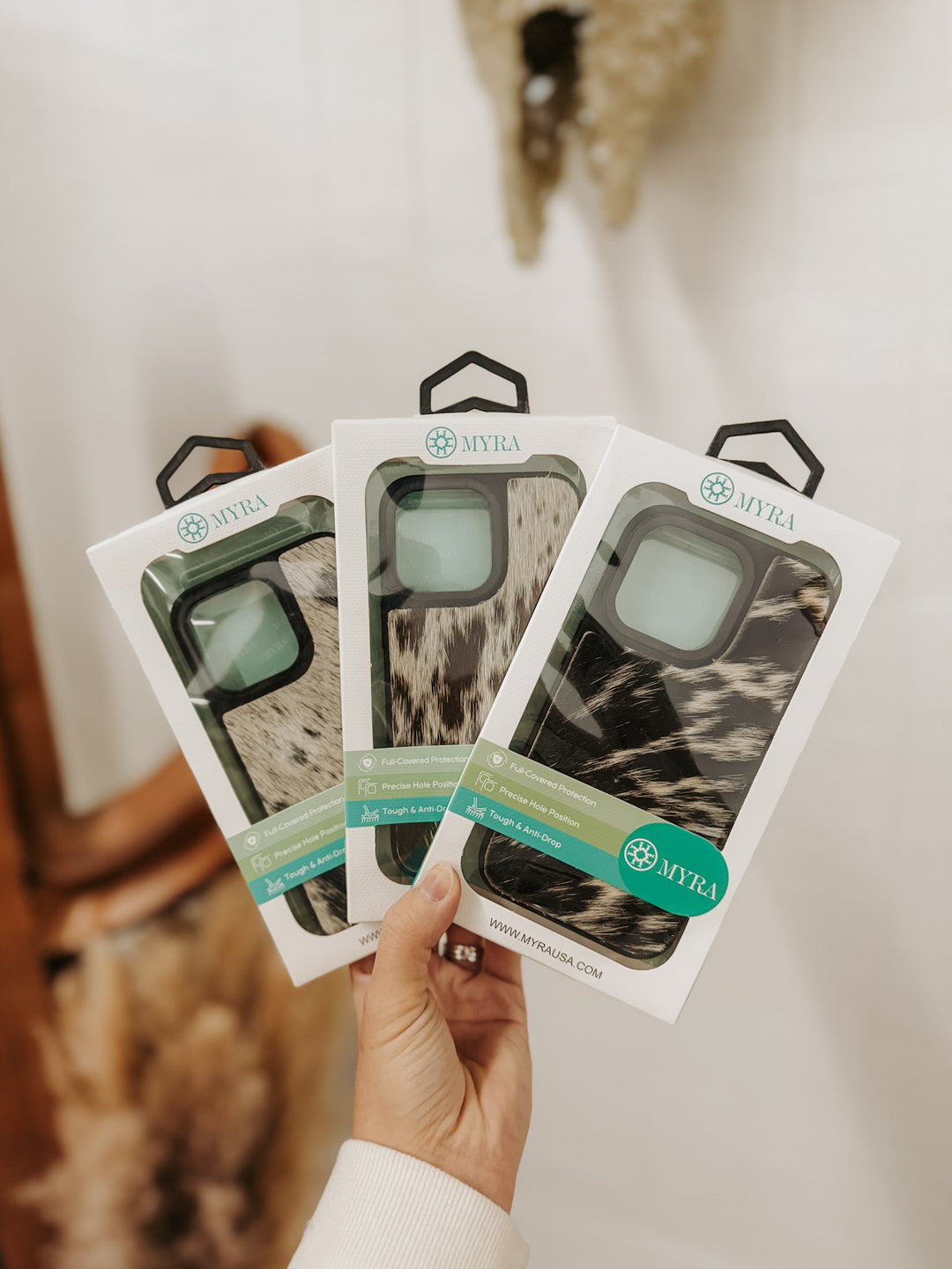 Cowhide iPhone Case