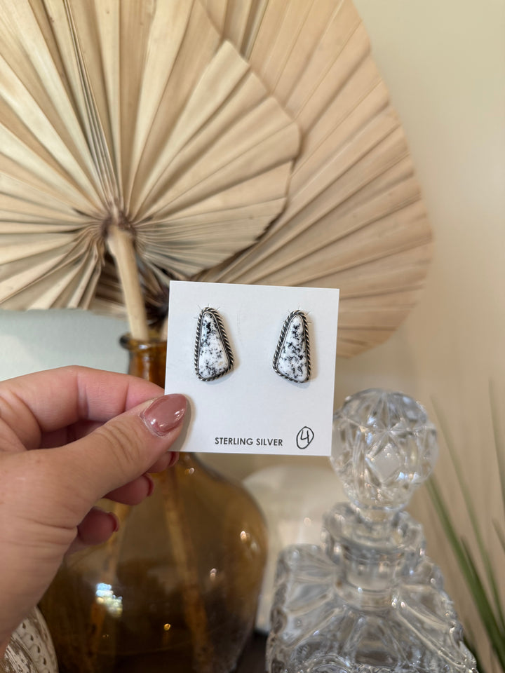 White Buffalo Earrings #4