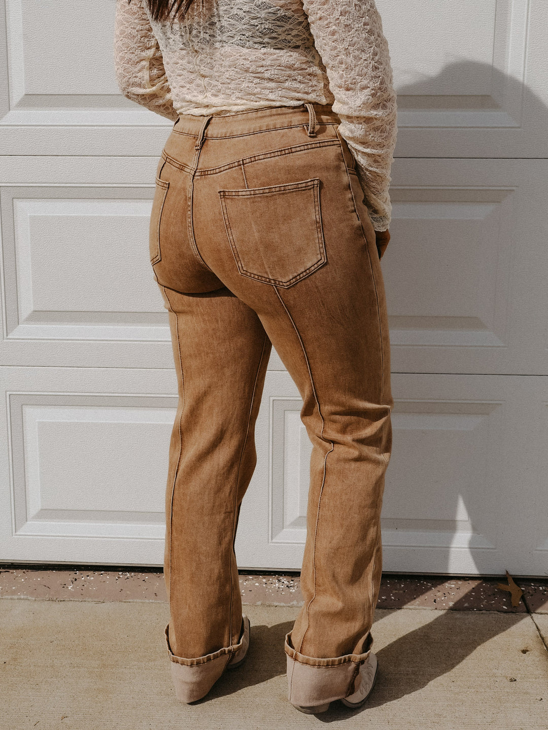 Buckskin Bae Front Seam Jean