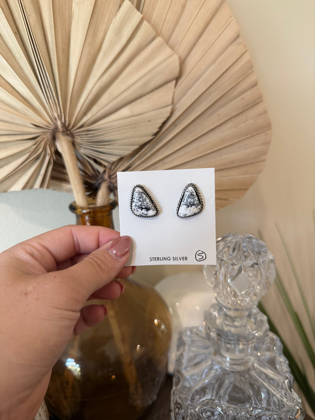 White Buffalo Earrings #5