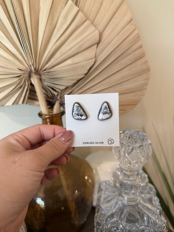 White Buffalo Earrings #5