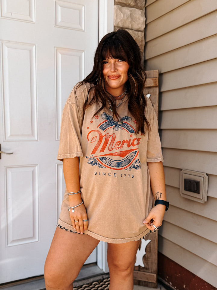 Merica Oversized Tee