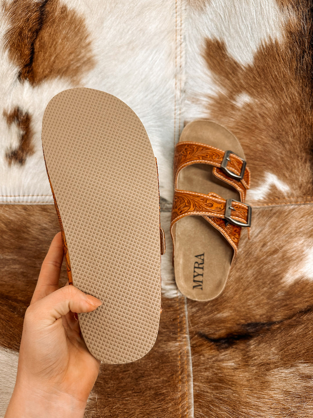 Megan Tooled Sandals