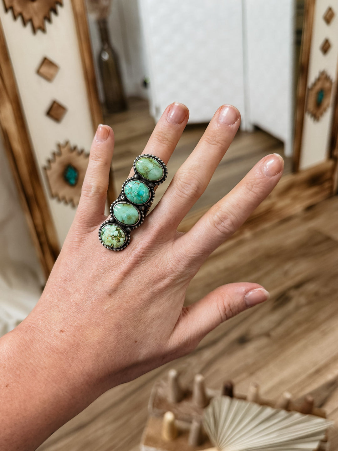 Sonoran Gold 4 Stone Ring Size 5.5