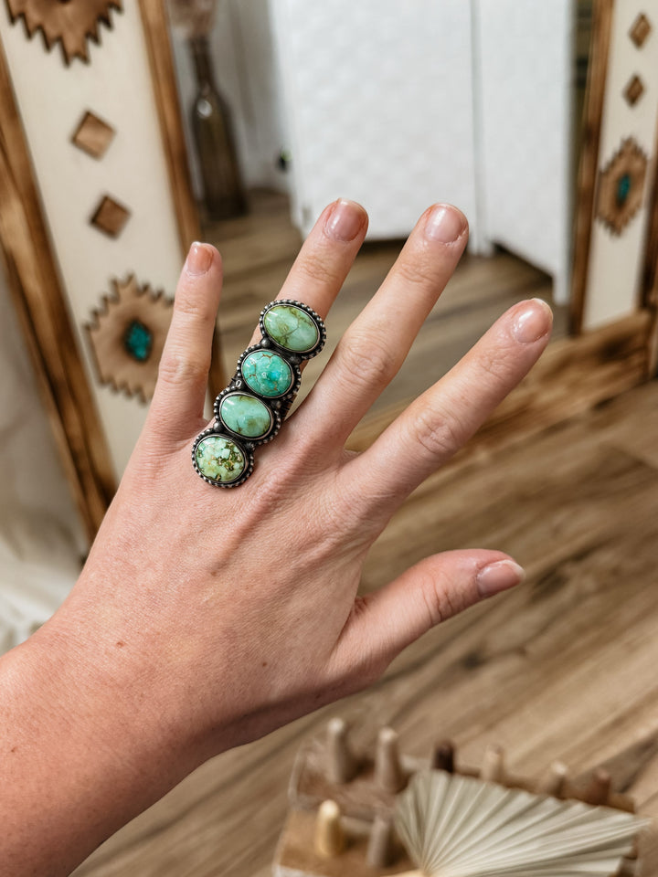 Sonoran Gold 4 Stone Ring Size 5.5