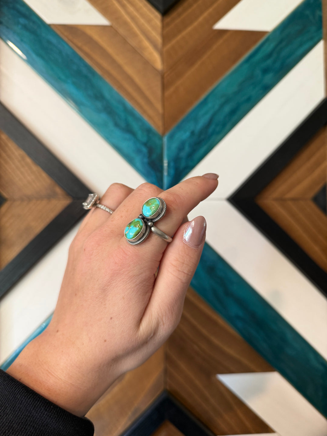 Sonoran Gold 2 Stone Ring #1