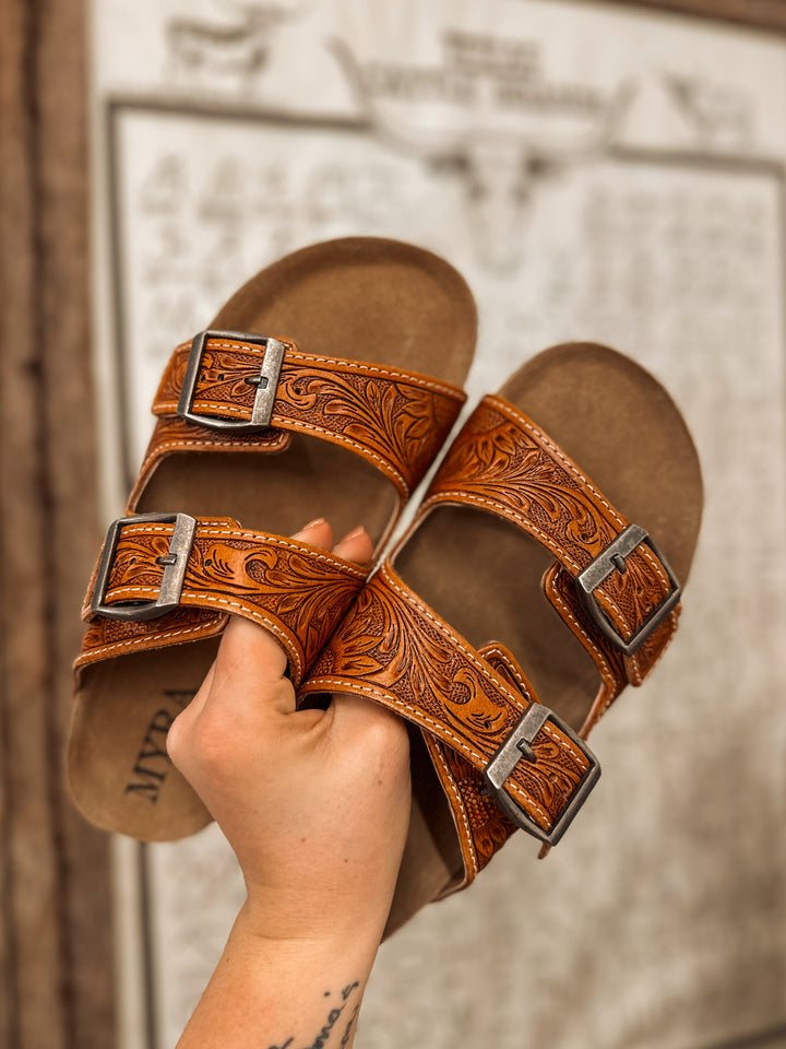 Megan Tooled Sandals