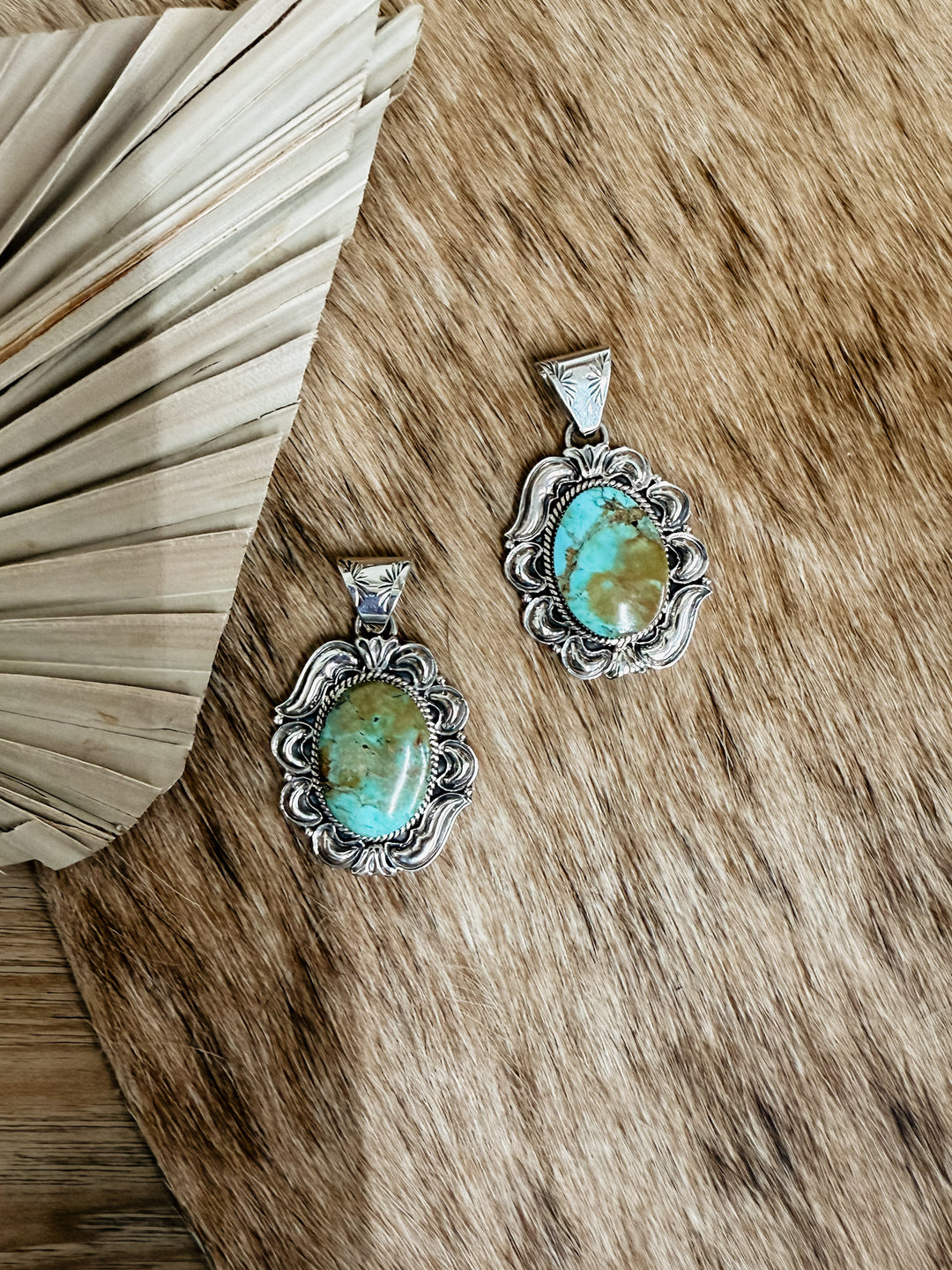 Harold Kingman Turquoise Pendant #2