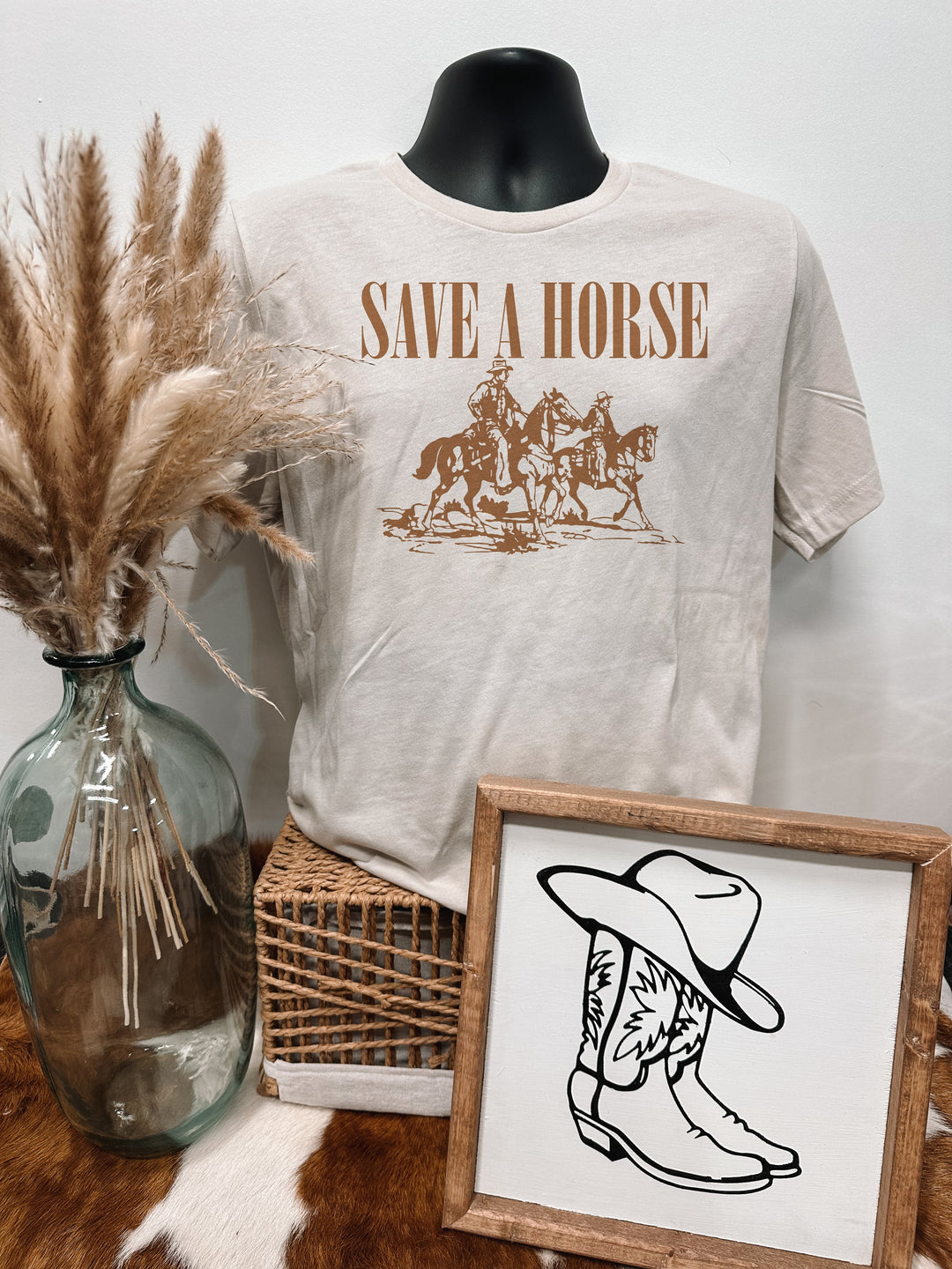 Save A Horse Tee/Crewneck