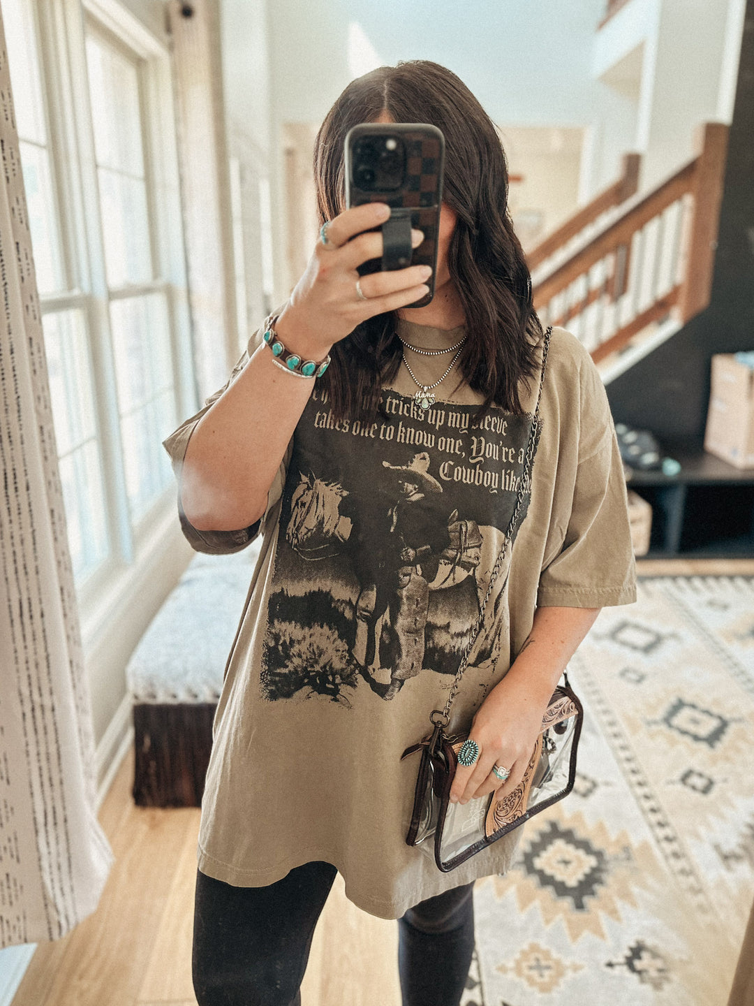 Cowboy Like Me Oversized Tee