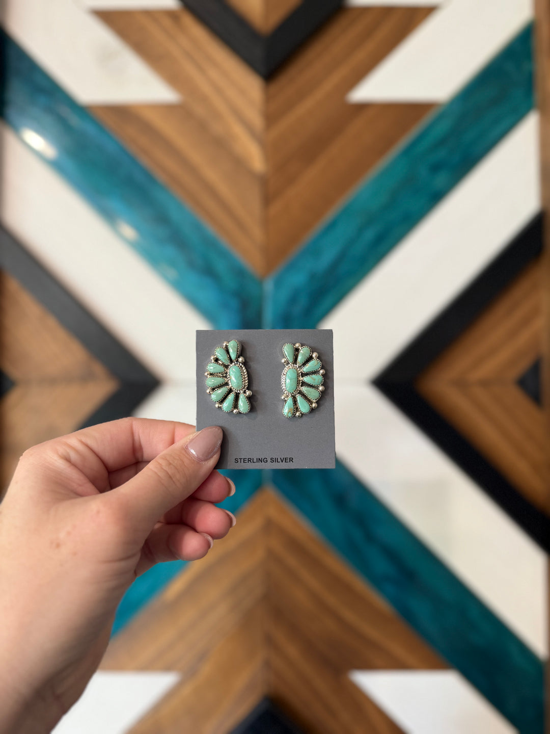 1/2 Moon Cluster Earrings