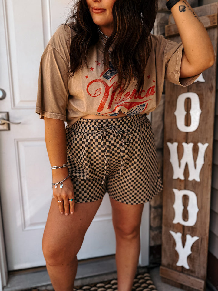 Checkered Shorts
