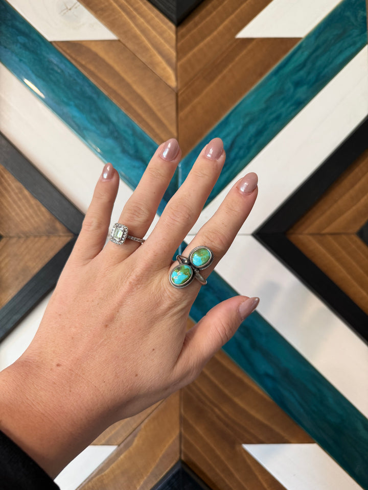 Sonoran Gold 2 Stone Ring #1