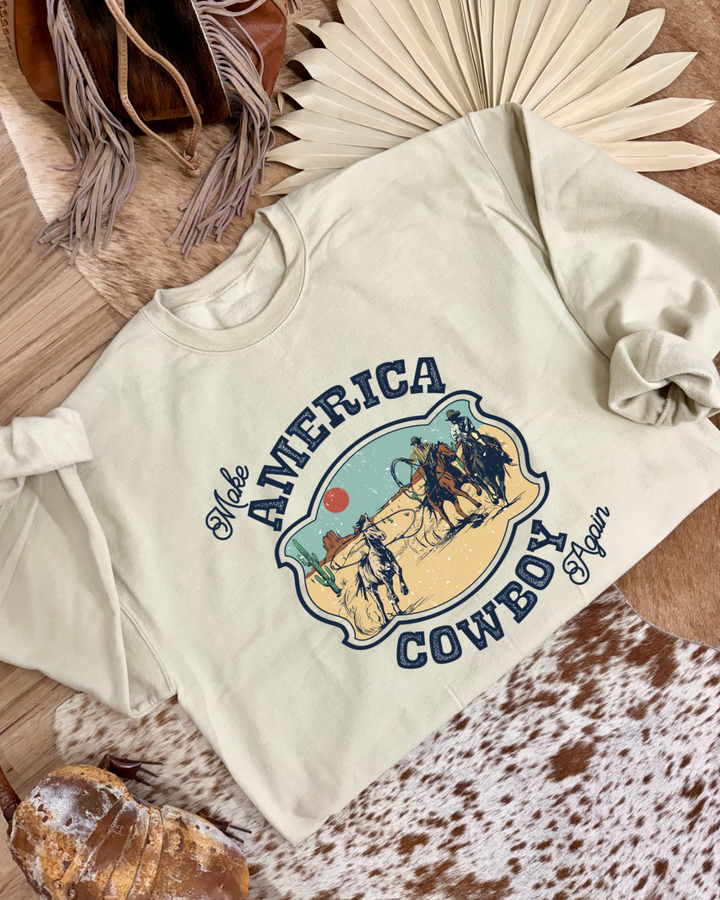 Make America Cowboy Again Crewneck