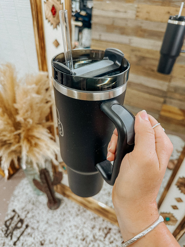 Desert Down Tumbler: Black
