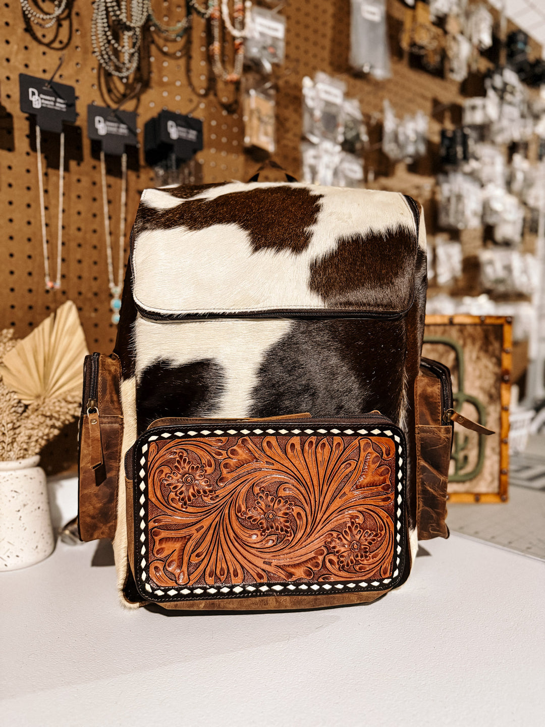 Evangeline Cowhide Backpack #27