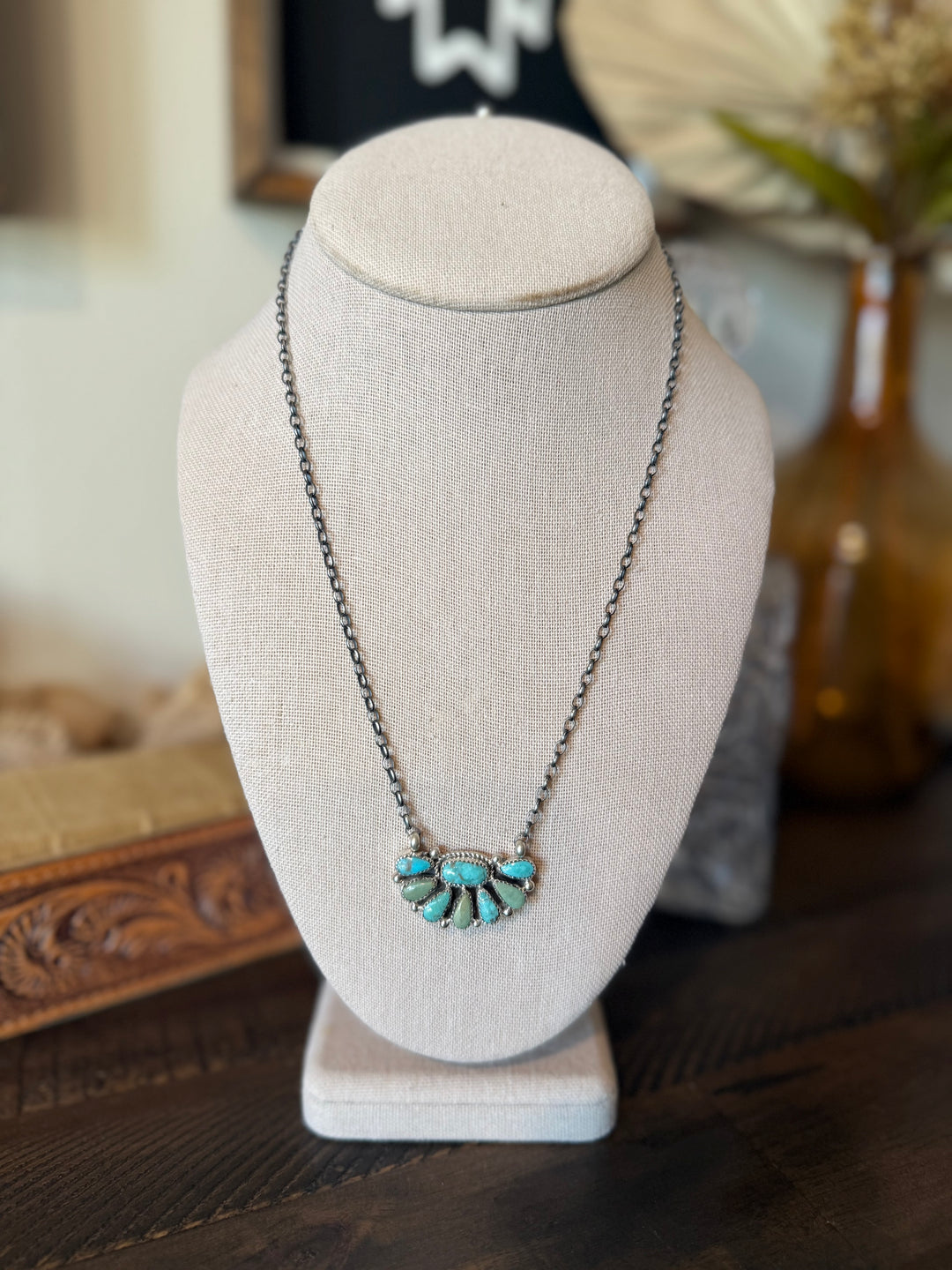 1/2 Moon Cluster Necklace