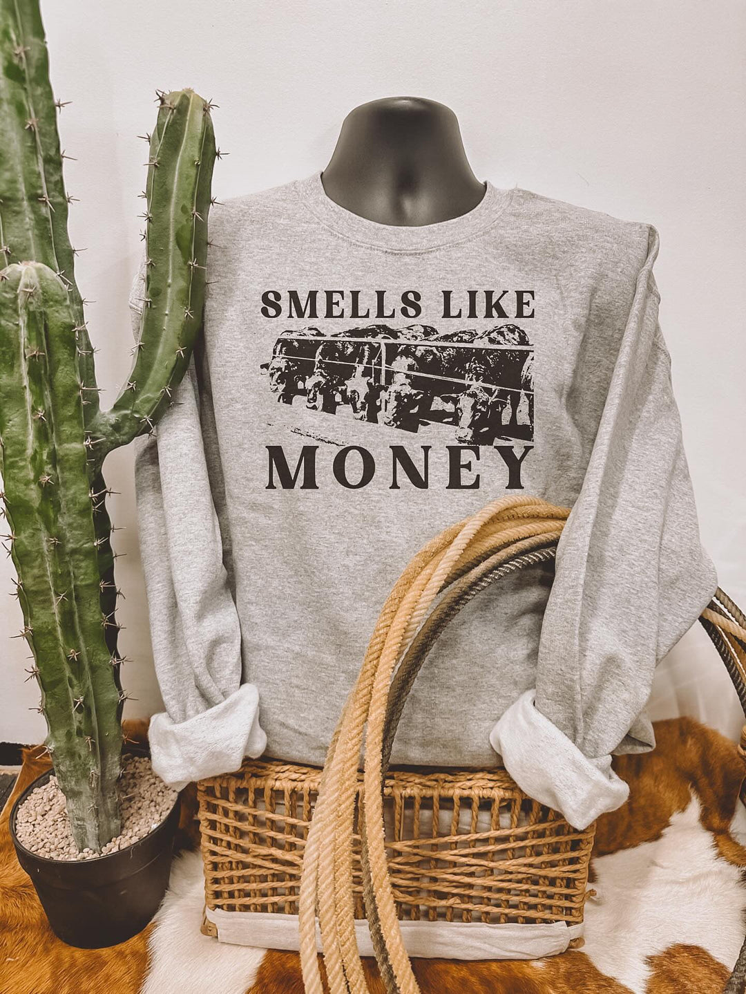 Smells Like Money Crewneck