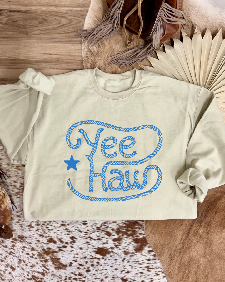Yee Haw Roped Up Crewneck