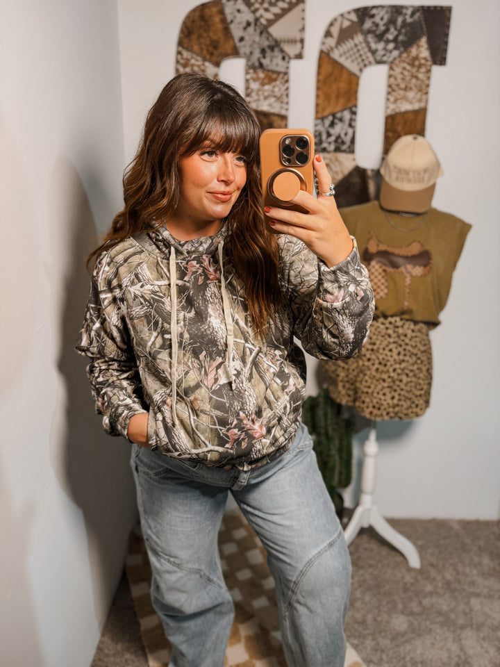 Camo Oversized Hoodie