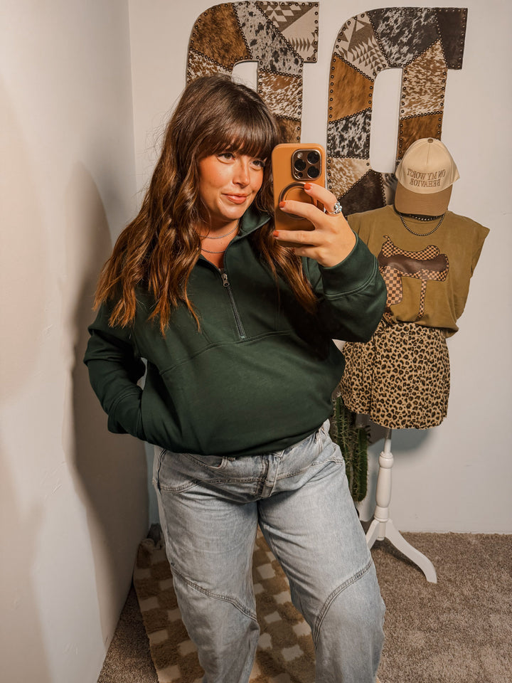 Scuba Pullover: Hunter Green