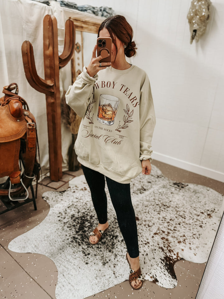 Cowboy Tears Crewneck