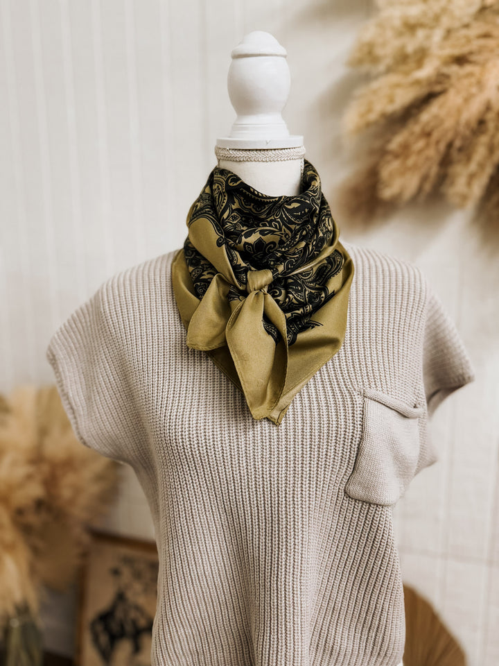 Wild Rag: Olive Floral