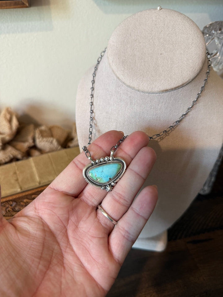 Benally Sonoran Gold Pendant Necklace