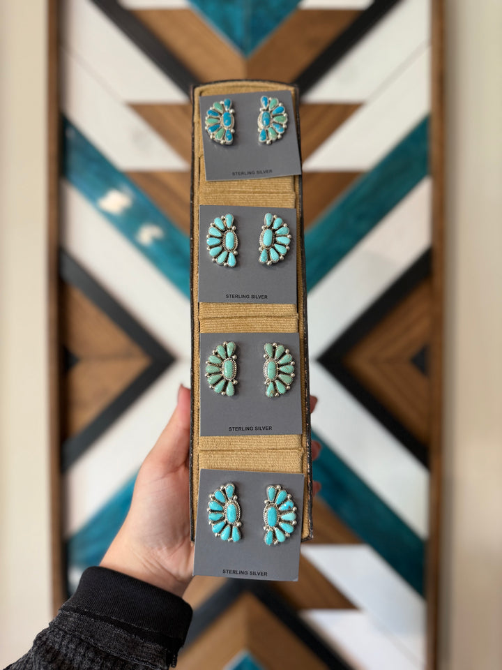 1/2 Moon Cluster Earrings