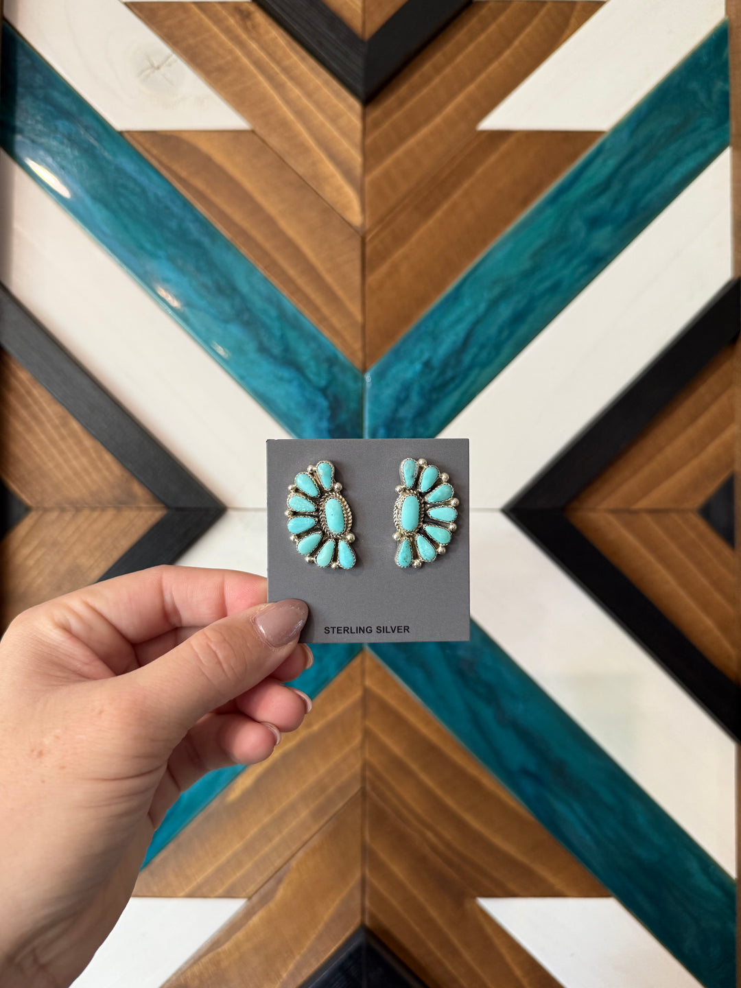 1/2 Moon Cluster Earrings