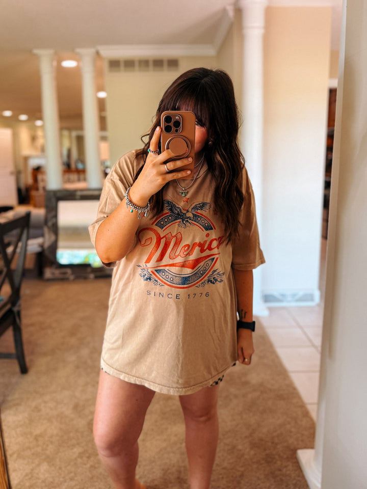Merica Oversized Tee