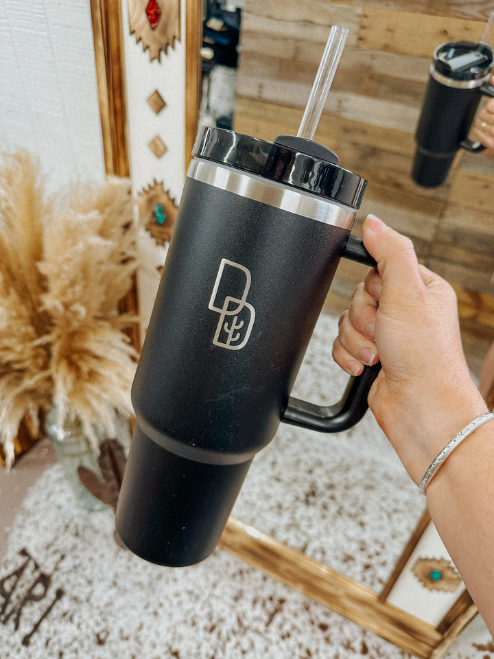 Desert Down Tumbler: Black