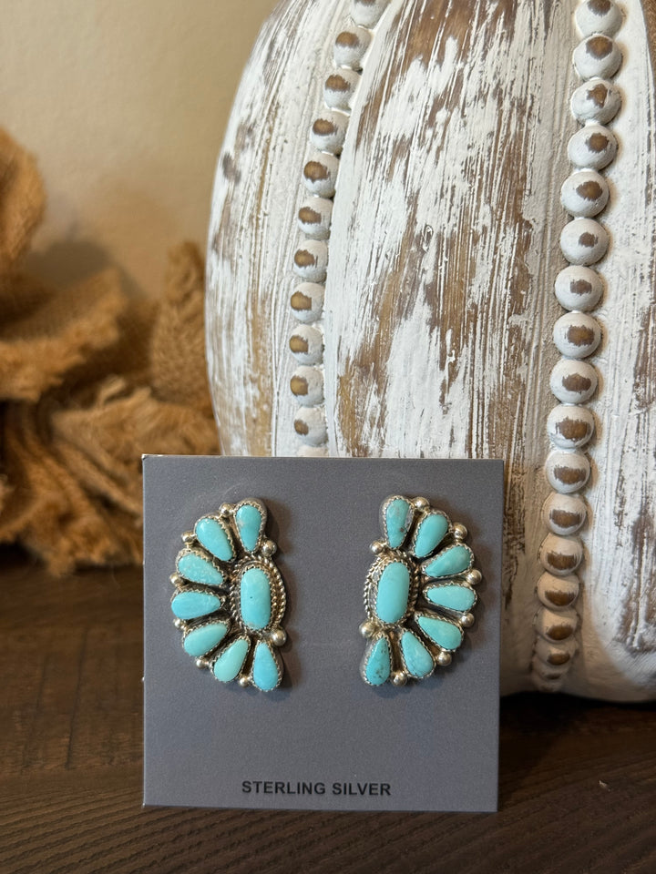 1/2 Moon Cluster Earrings