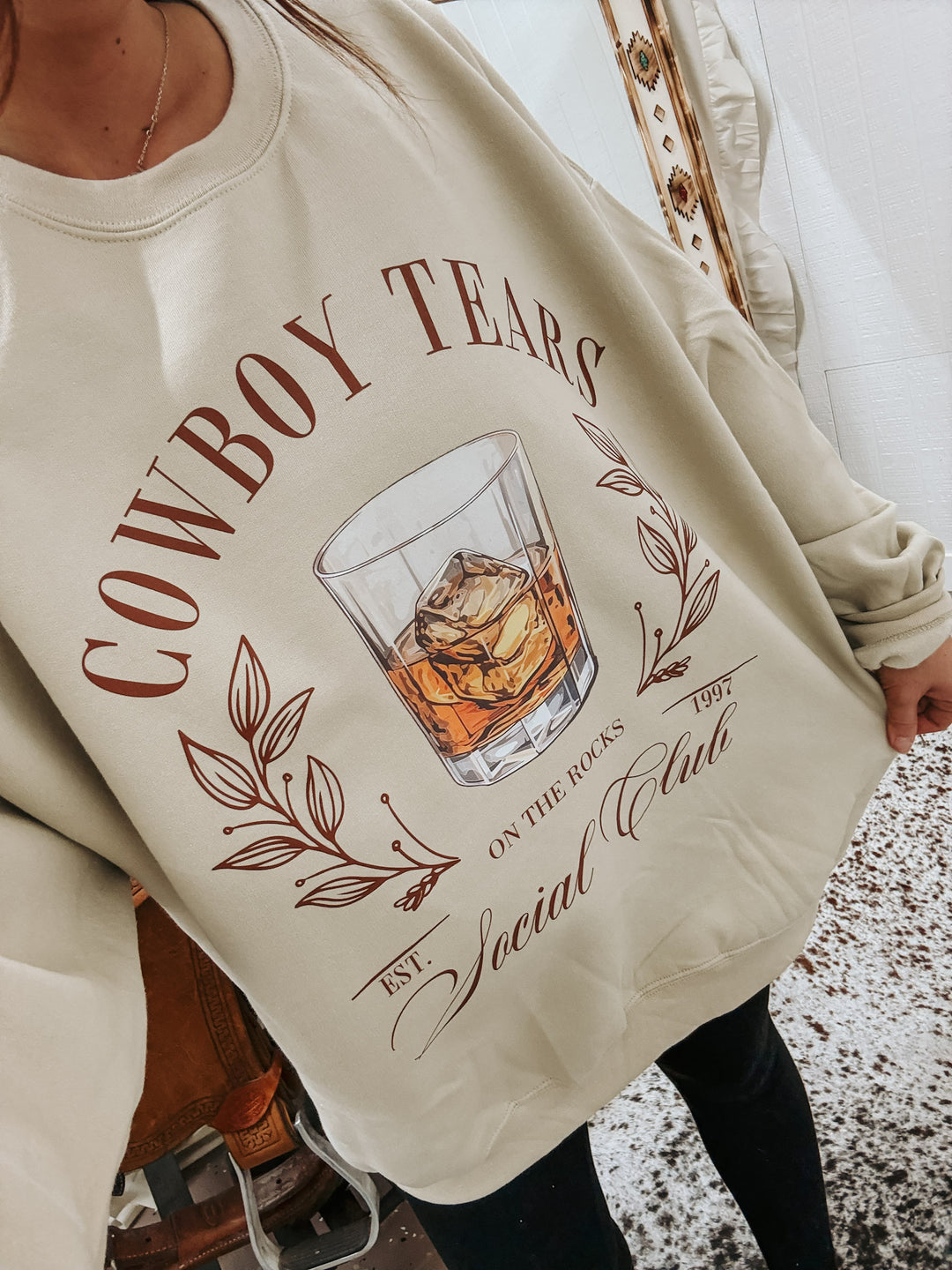 Cowboy Tears Crewneck