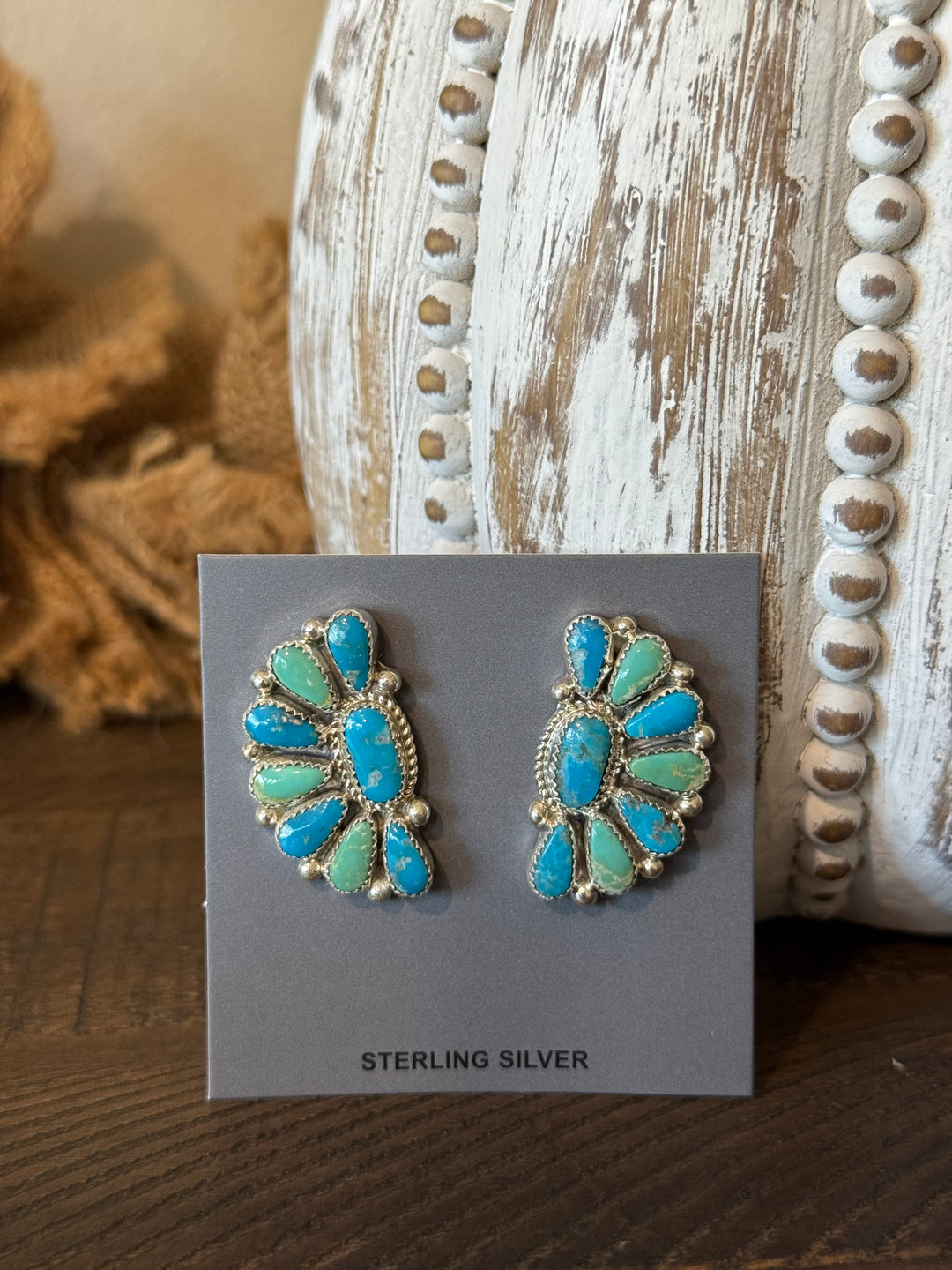 1/2 Moon Cluster Earrings