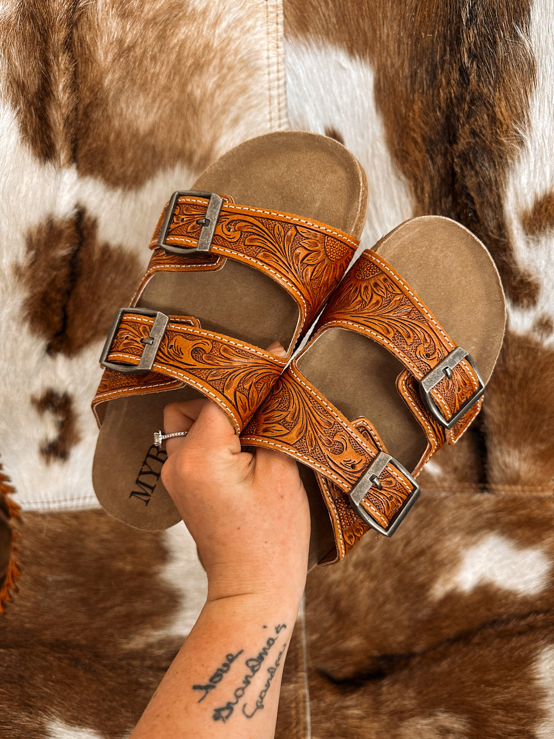 Megan Tooled Sandals