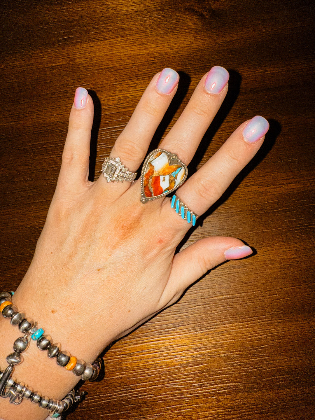 Heart Breaker Adjustable Ring: Spiny #2